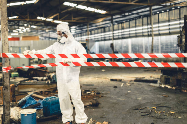 Professional Biohazard technician working in New Caney, TX